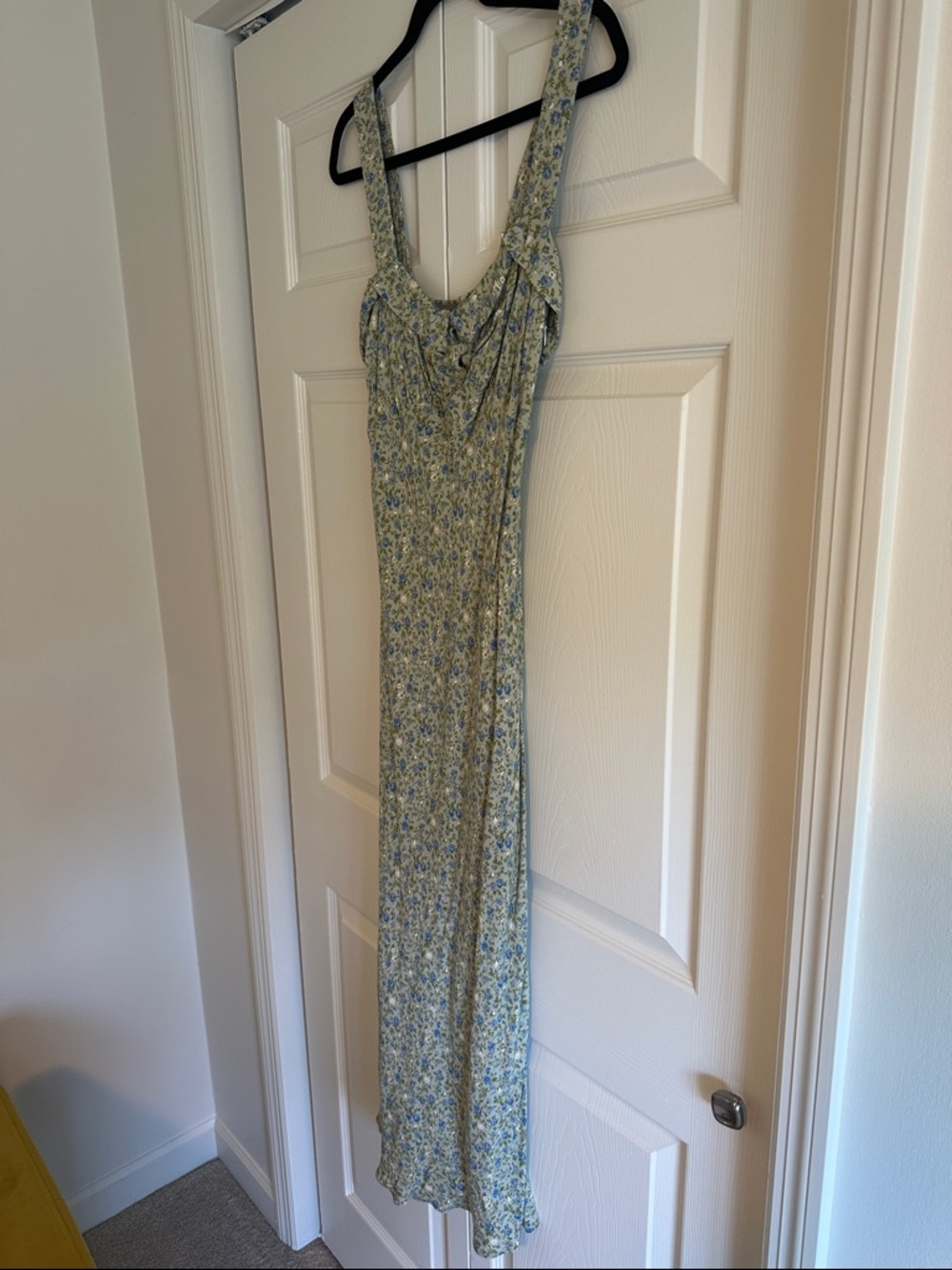 Reformation Tancy Button front midi dress